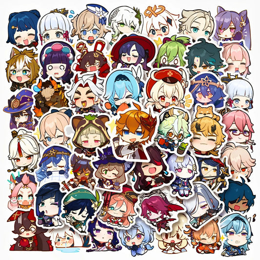 Autocollants Chibi 50 pièces