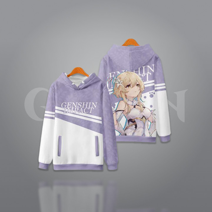 Lilac traveler sweatshirt 3 cuts