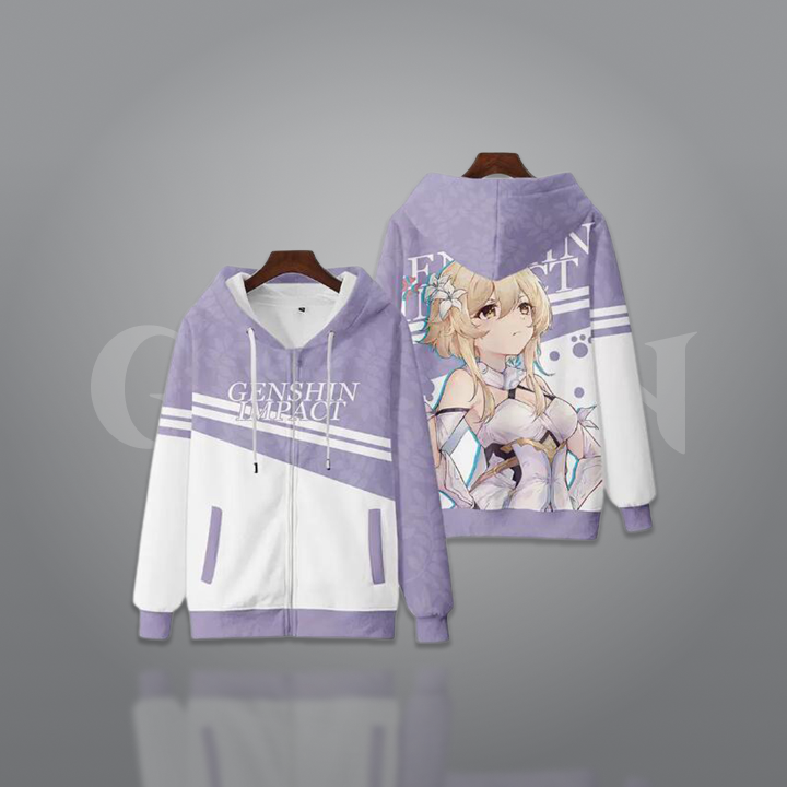 Lilac traveler sweatshirt 3 cuts